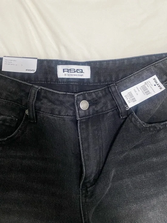 RSQ Women’s Low Rise Loose Straight Jeans - Picture 1 of 5